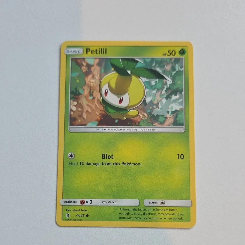 Pokemon Petilil And Lilligant Card